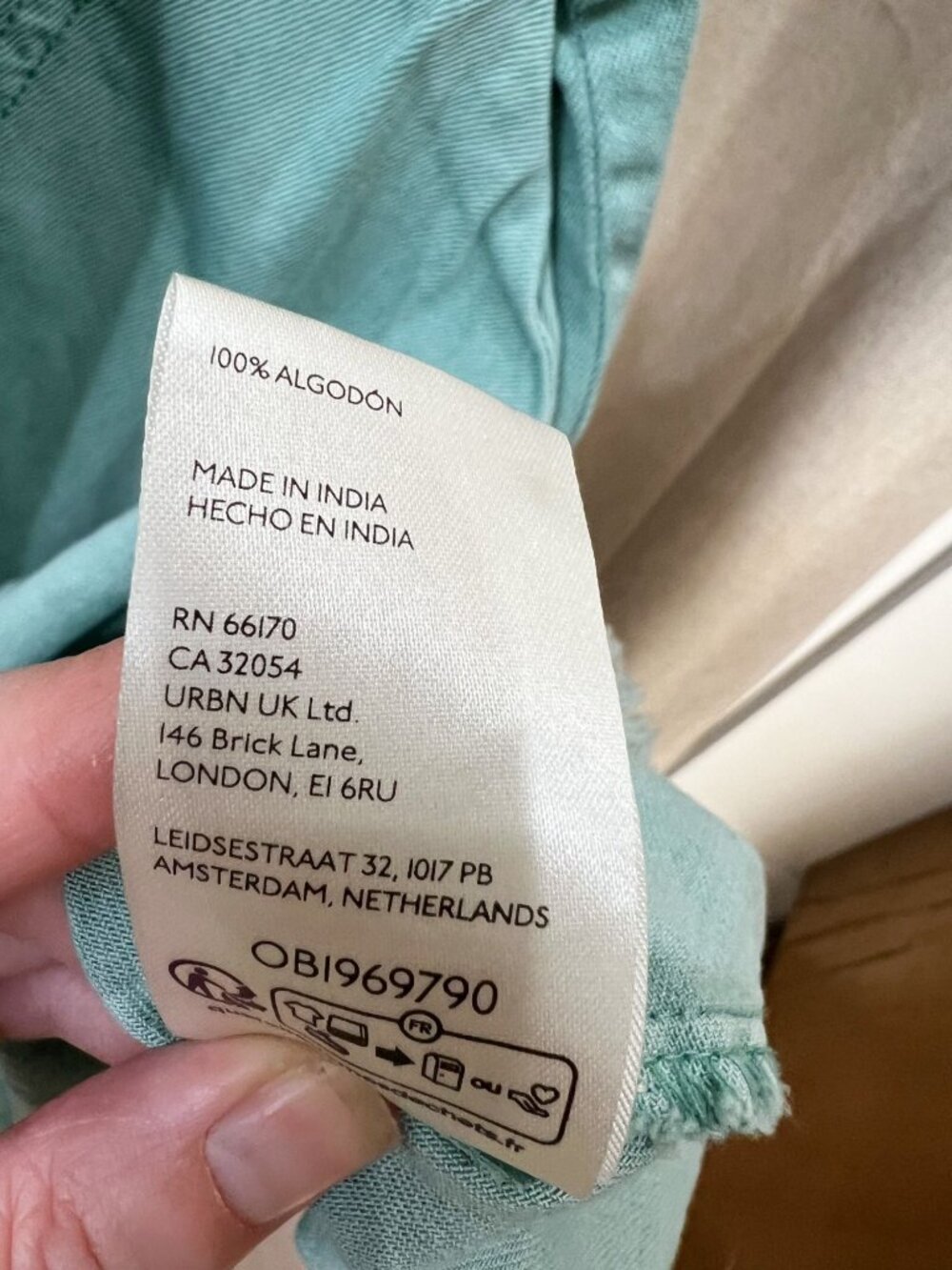 ANTHROPOLOGIE PILCRO Sleeveless Halter Swing Midi Dress Sz M Mint Green - Picture 13 of 13